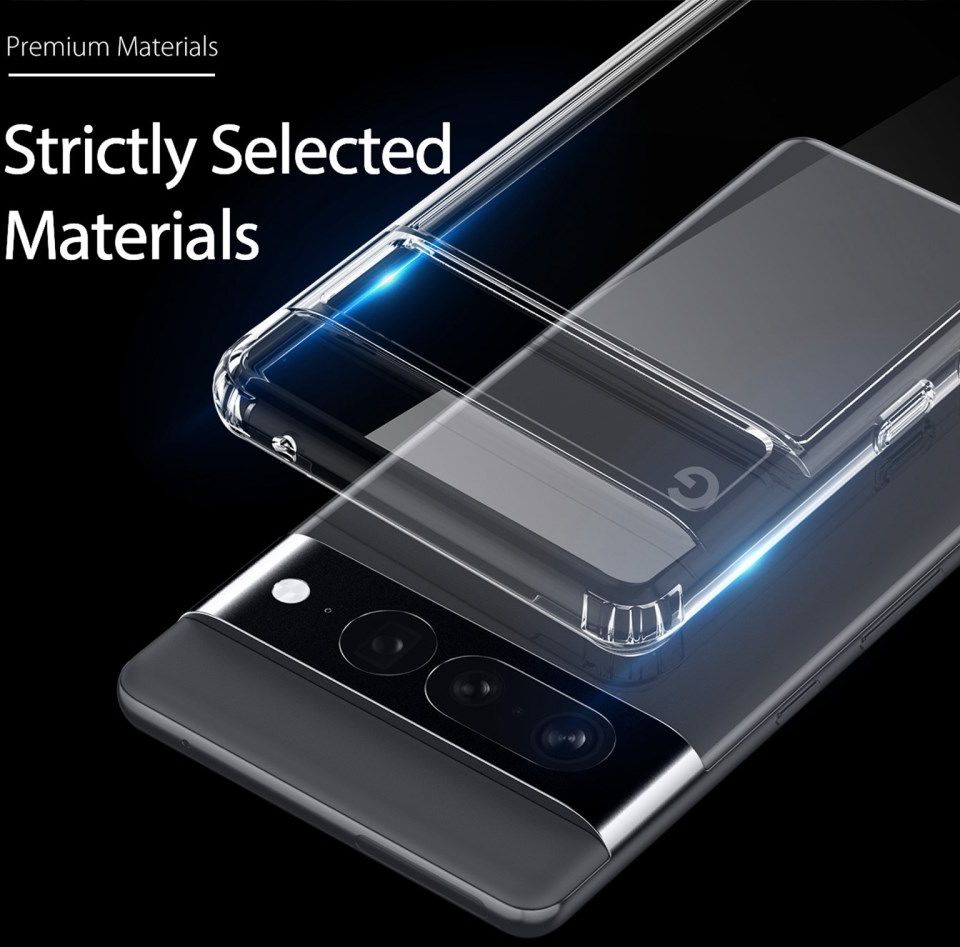 Dux Ducis Clin Google Pixel 7 Pro Hoesje Back Cover Transparant afbeelding 7