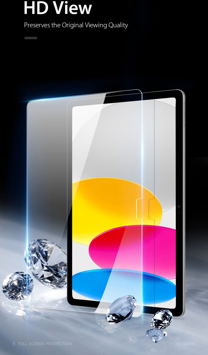 Dux Ducis Apple iPad 10.9 (2022) Screen Protector 9H Tempered Glass afbeelding 7