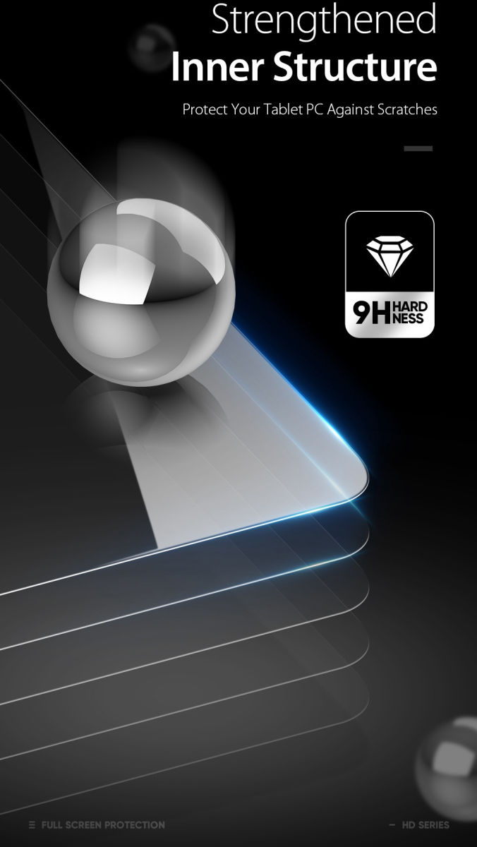 Dux Ducis Apple iPad 10.9 (2022) Screen Protector 9H Tempered Glass afbeelding 3