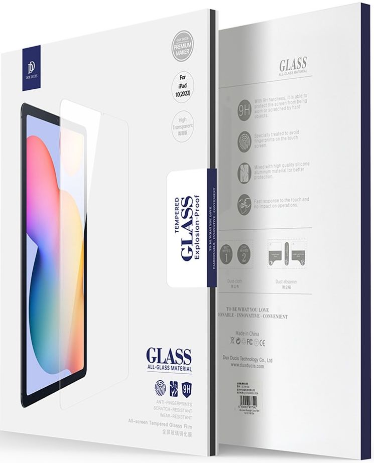 Dux Ducis Apple iPad 10.9 (2022) Screen Protector 9H Tempered Glass afbeelding 9