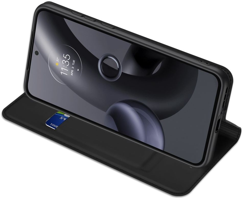 Dux Ducis Skin Pro Motorola Moto Edge 30 Neo Hoesje Portemonnee Zwart afbeelding 8