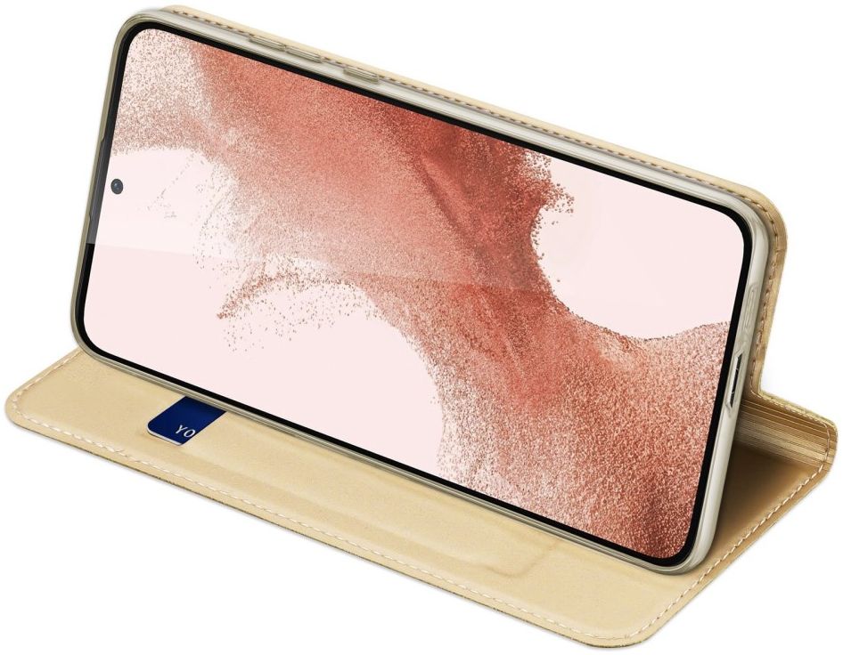 Dux Ducis Skin Pro Samsung Galaxy S23 Hoesje Portemonnee Goud afbeelding 5