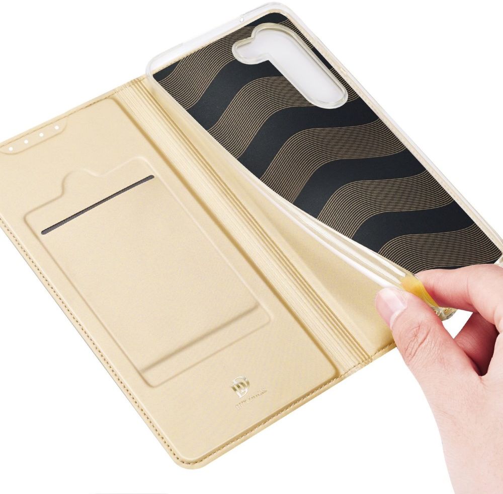 Dux Ducis Skin Pro Samsung Galaxy S23 Hoesje Portemonnee Goud afbeelding 7
