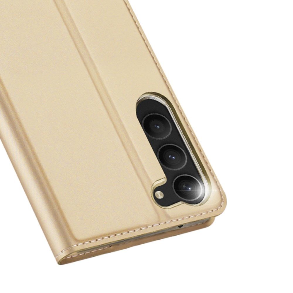 Dux Ducis Skin Pro Samsung Galaxy S23 Plus Hoesje Portemonnee Goud afbeelding 8