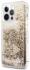 Guess Apple iPhone 14 Pro Hoesje Hard Case Gold Glitter Charms afbeelding 3