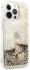 Guess Apple iPhone 14 Pro Hoesje Hard Case Gold Glitter Charms afbeelding 5