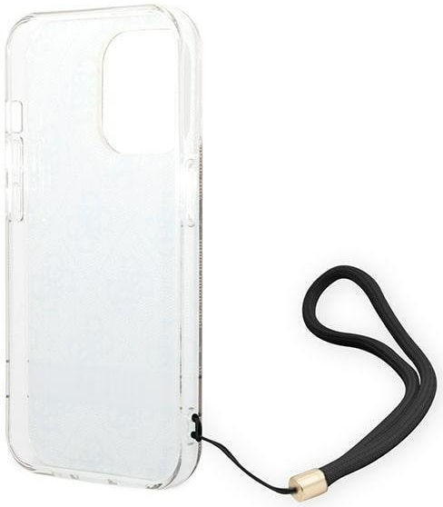 Guess Apple iPhone 14 Pro Max Hoesje Hard Case Brown 4G Print afbeelding 5