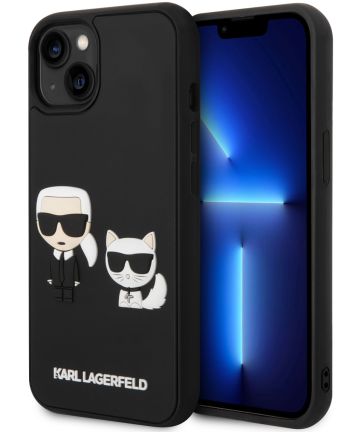 Karl Lagerfeld Apple iPhone 14 Plus Hoesje Back Cover 3D Ikonik Hoesjes