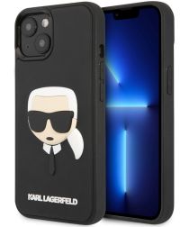 Karl Lagerfeld Apple iPhone 14 Plus Hoesje Back Cover 3D Karl Head