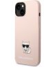 Karl Lagerfeld Apple iPhone 14 Plus Hoesje Siliconen Choupette