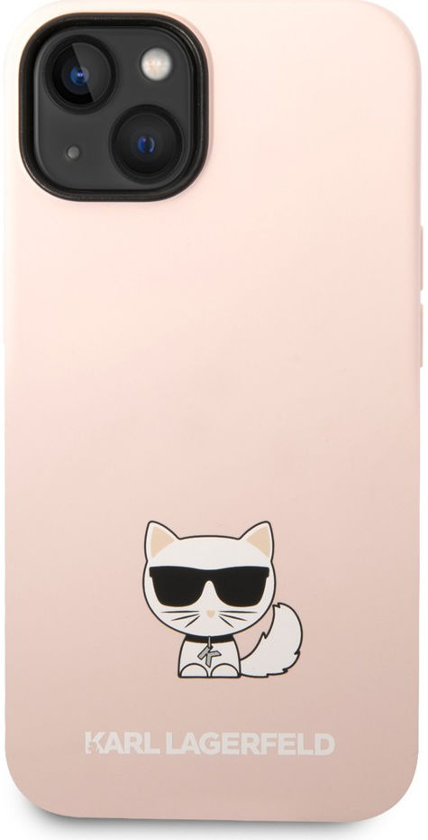 Karl Lagerfeld Apple iPhone 14 Hoesje Siliconen Choupette afbeelding 2