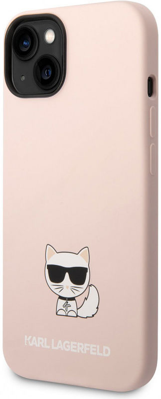 Karl Lagerfeld Apple iPhone 14 Hoesje Siliconen Choupette afbeelding 3