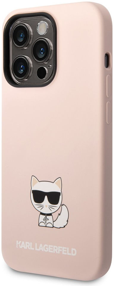 Karl Lagerfeld Apple iPhone 14 Pro Max Hoesje Siliconen Choupette afbeelding 3