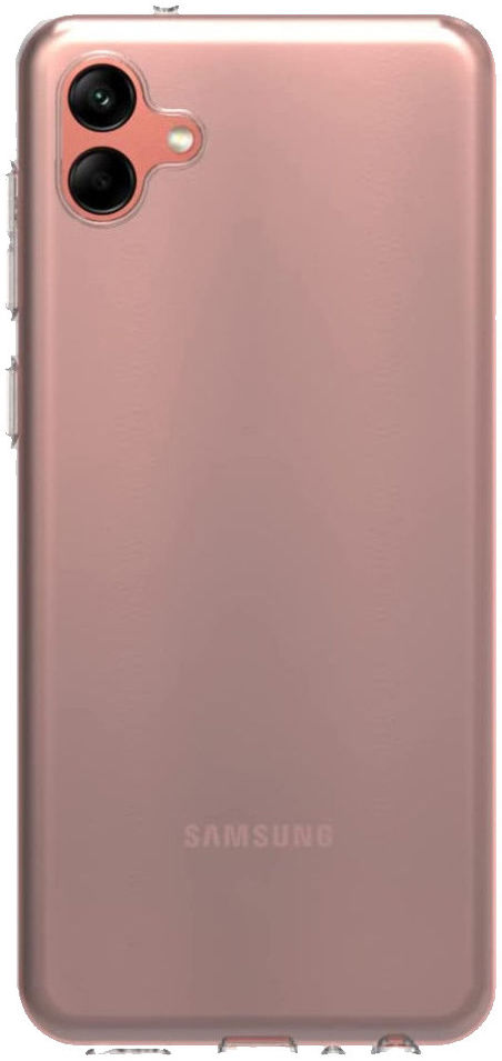 Samsung Galaxy A04 Hoesje Dun TPU Back Cover Transparant afbeelding 2