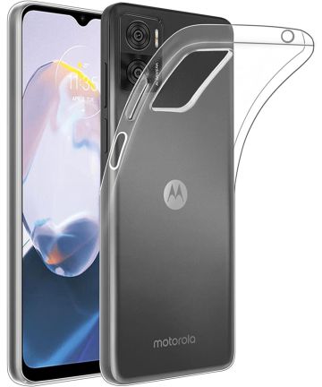 Motorola Moto E22/E22i Hoesje Dun TPU Back Cover Transparant Hoesjes