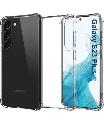 Samsung Galaxy S23 Plus Hoesje Schokbestendig en Dun TPU Transparant Hoesjes