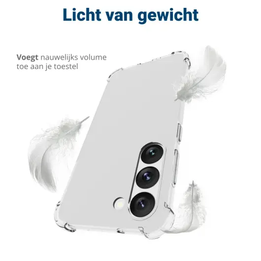 Samsung Galaxy S23 Plus Hoesje Schokbestendig en Dun TPU Transparant afbeelding 5