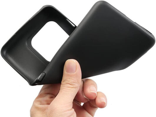 Xiaomi 12T / 12T Pro Hoesje Dun TPU Matte Back Cover Zwart afbeelding 4