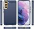 Samsung Galaxy S23 Hoesje Geborsteld TPU Flexibele Back Cover Blauw afbeelding 11