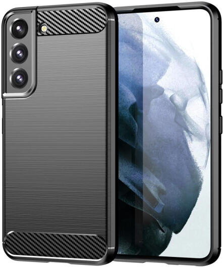 Samsung Galaxy S23 Plus Hoesje Geborsteld TPU Back Cover Zwart afbeelding 1