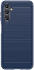 Samsung Galaxy A14 Hoesje Geborsteld TPU Flexibele Back Cover Blauw afbeelding 2