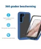 Samsung Galaxy S23 Hoesje Full Protect 360° Cover Hybride Blauw