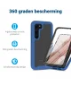 Samsung Galaxy S23 Plus Hoesje Full Protect 360° Cover Hybride Blauw