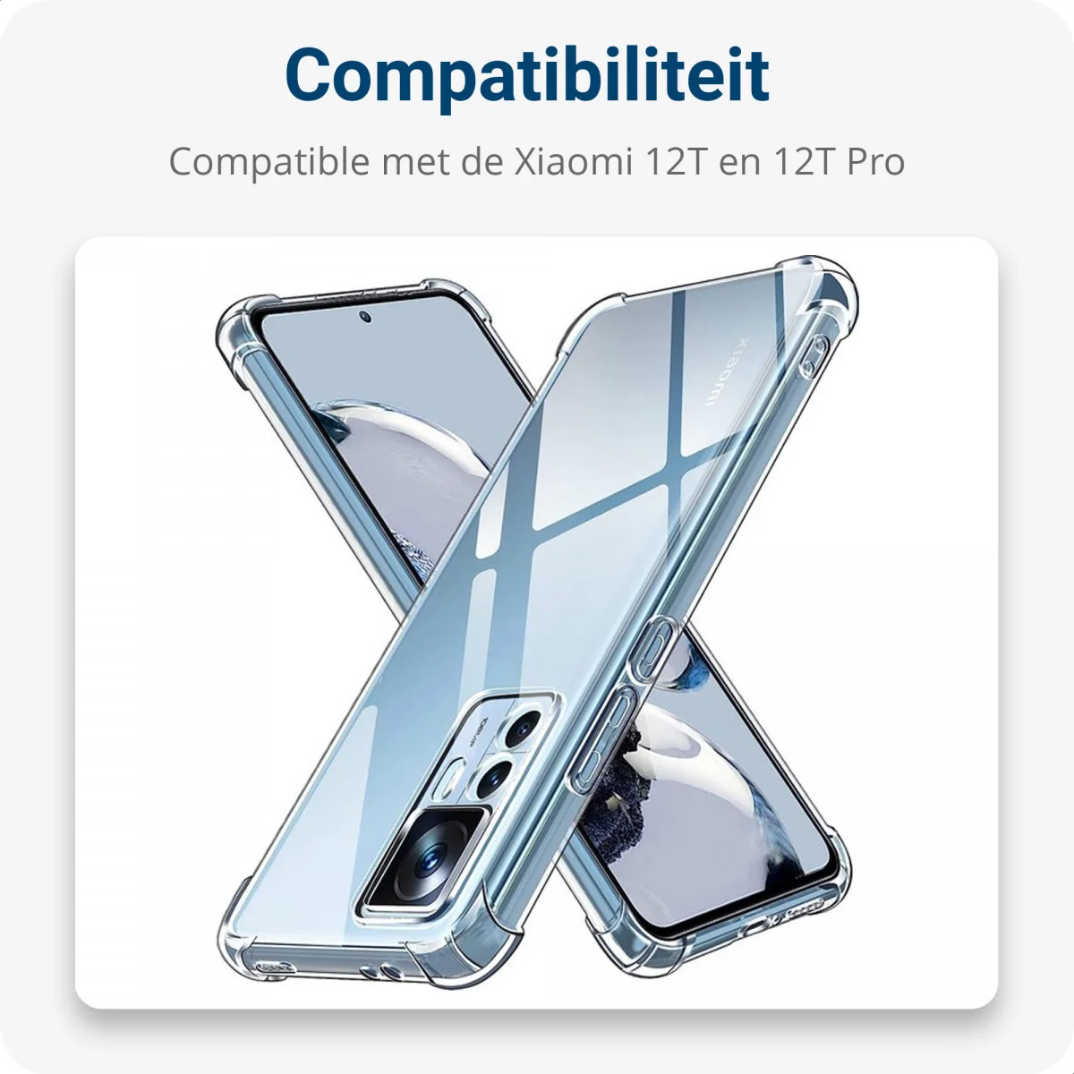 Xiaomi 12T / 12T Pro Hoesje met Koord Schokbestendig TPU Transparant afbeelding 4