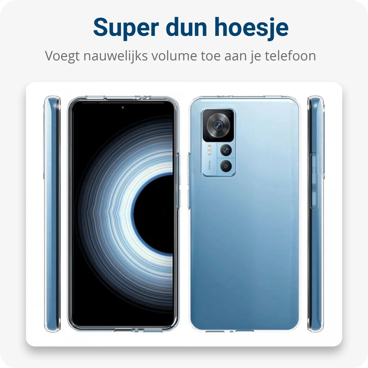 Xiaomi 12T / 12T Pro Hoesje met Koord Schokbestendig TPU Transparant afbeelding 5