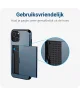 Samsung Galaxy S23 Hoesje met Slider Kaarthouder Back Cover Blauw