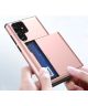 Samsung Galaxy S23 Ultra Hoesje met Slider Kaarthouder Blauw