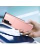 Samsung Galaxy S23 Ultra Hoesje met Slider Kaarthouder Roze Goud