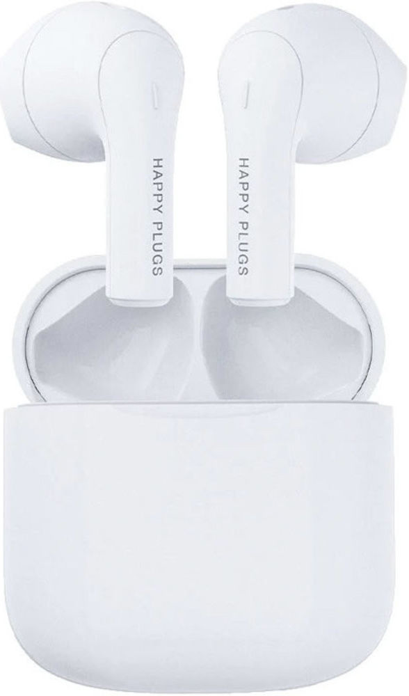Happy Plugs Joy Bluetooth 5.2 Headset Draadloze Oordopjes Wit afbeelding 2
