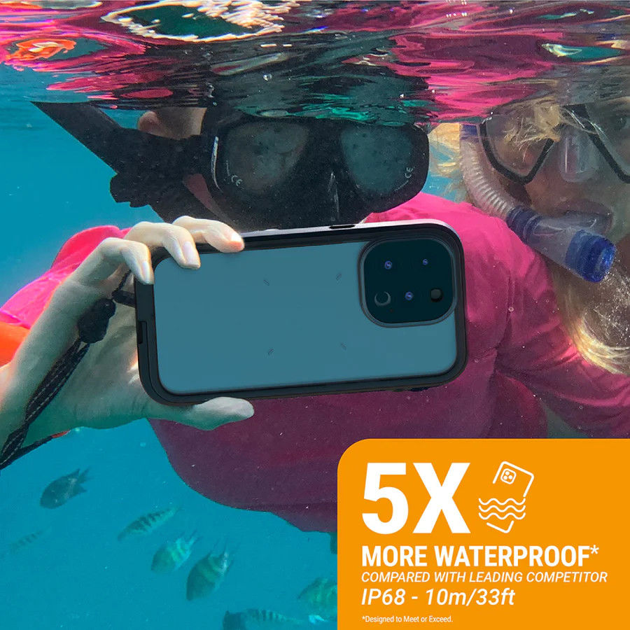 Catalyst Total Protection iPhone 14 Pro Hoesje IP68 Waterdicht Zwart afbeelding 2