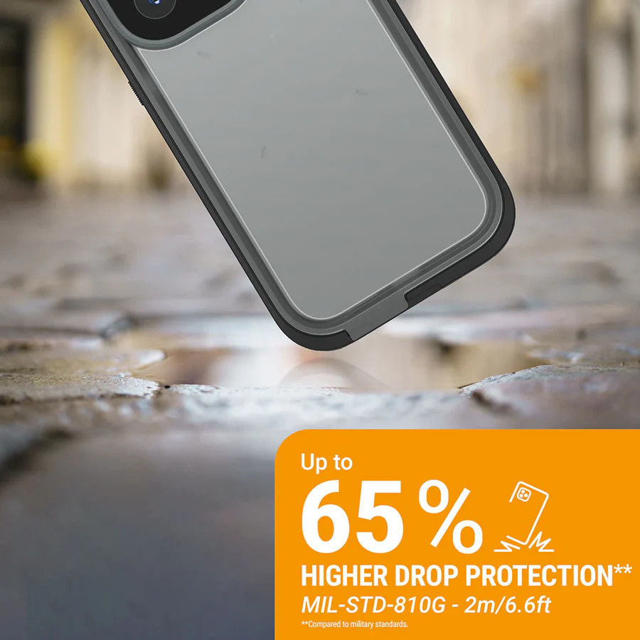 Catalyst Total Protection iPhone 14 Pro Hoesje IP68 Waterdicht Zwart afbeelding 3