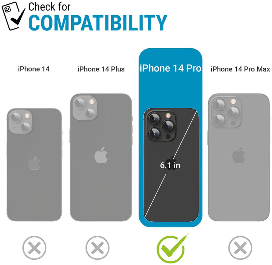 Catalyst Total Protection iPhone 14 Pro Hoesje IP68 Waterdicht Zwart afbeelding 8
