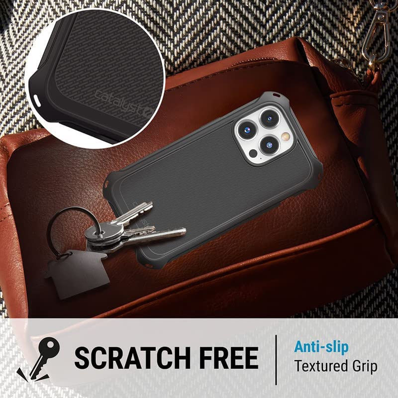 Catalyst Crux Apple iPhone 14 Pro Hoesje MagSafe Back Cover Zwart afbeelding 6