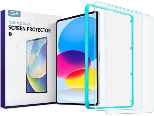 ESR Apple iPad 10.9 (2022) Tempered Glass Screen Protector 2-Pack afbeelding 1