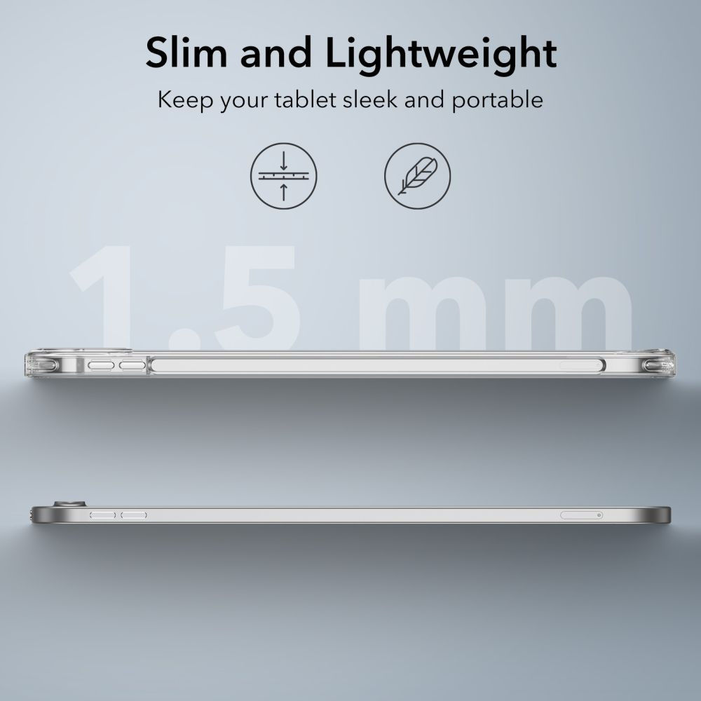 ESR Classic Hybrid Apple iPad 11 (2025) / 10.9 (2022) Hoes Back Cover Clear afbeelding 7