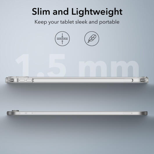 ESR Classic Hybrid Apple iPad 11 (2025) / 10.9 (2022) Hoes Back Cover Clear afbeelding 7