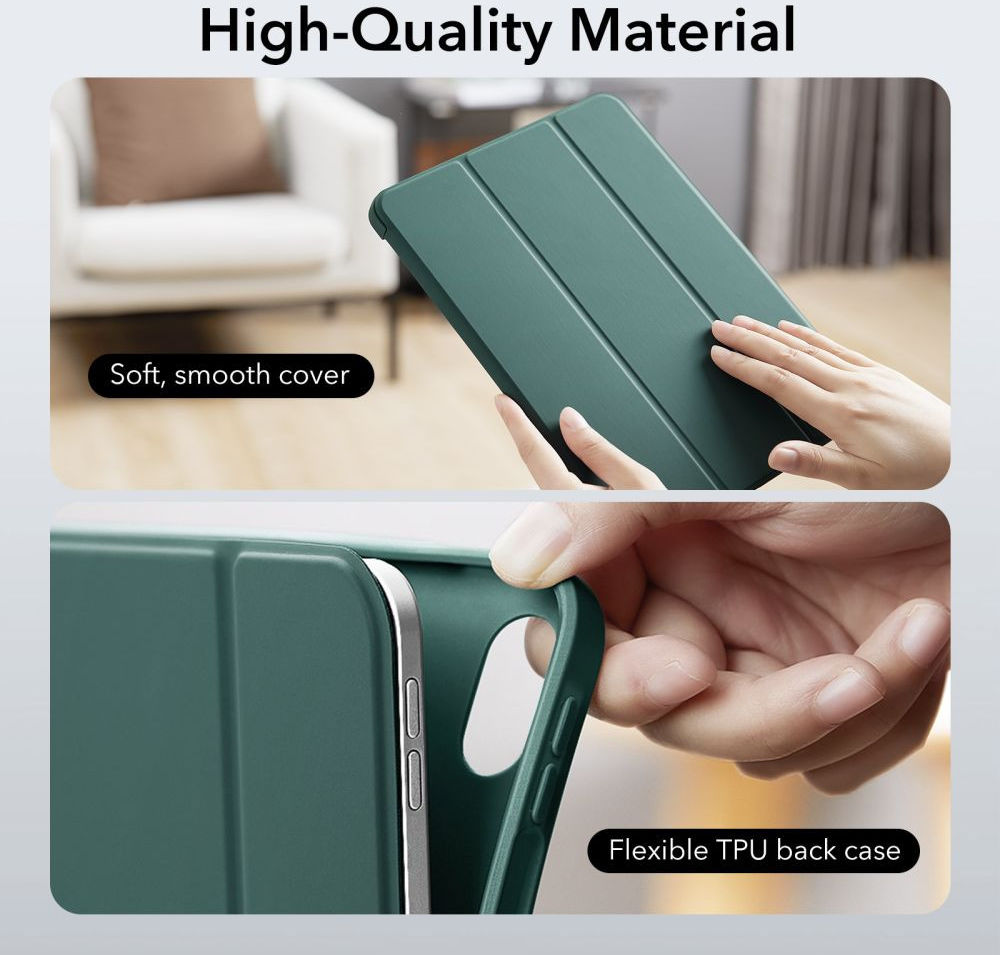 ESR Rebound Pencil Book Case Apple iPad 10.9 2022 Hoes Groen afbeelding 7