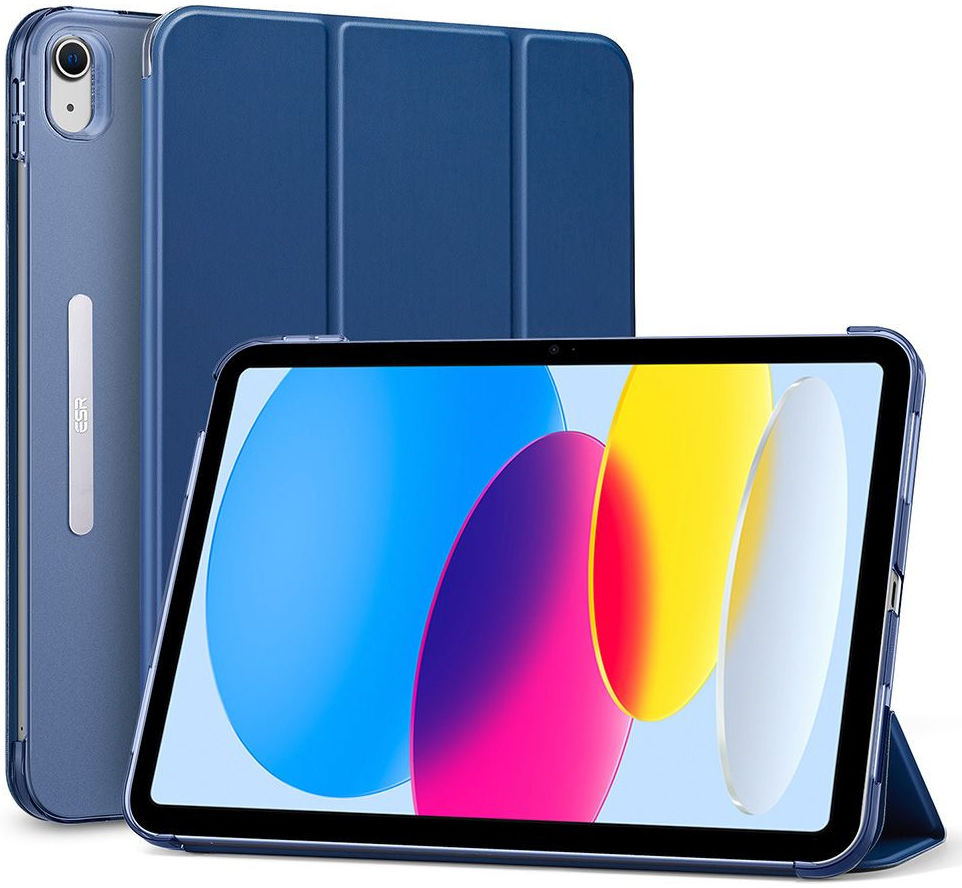 ESR Ascend Apple iPad 10.9 (2022) Hoes Tri-Fold Book Case Blauw afbeelding 1