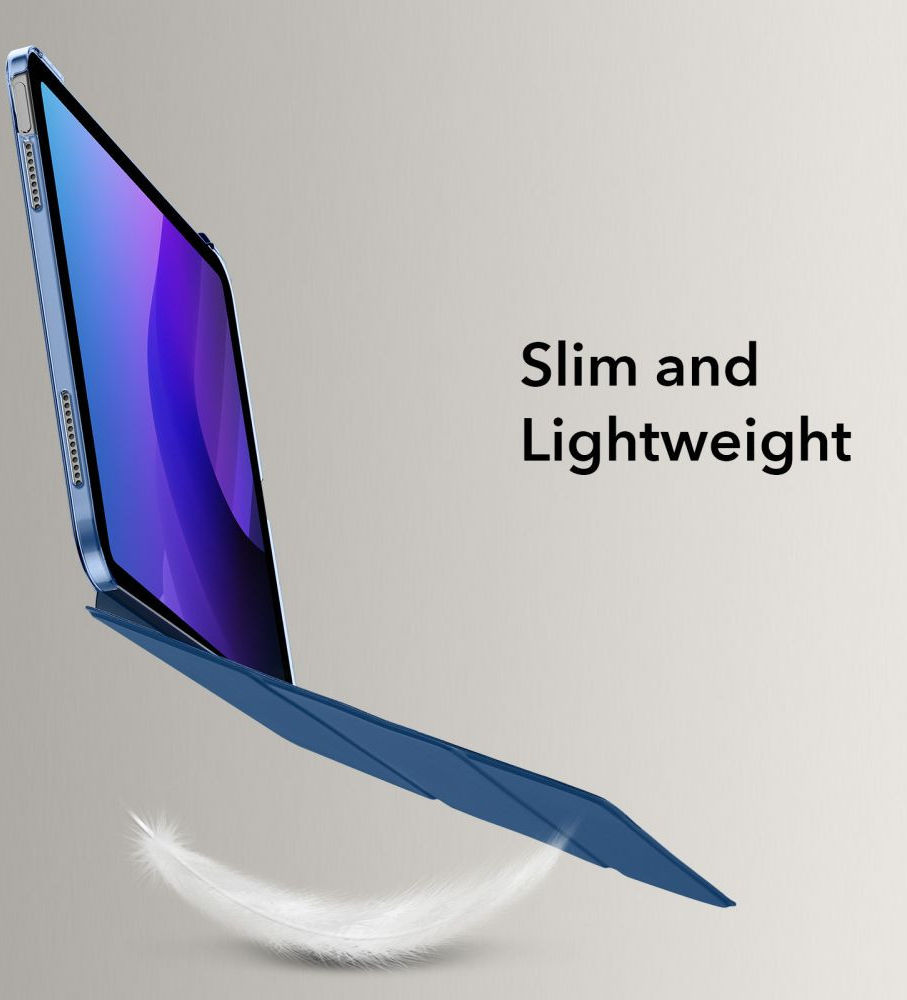 ESR Ascend Apple iPad 10.9 (2022) Hoes Tri-Fold Book Case Blauw afbeelding 6