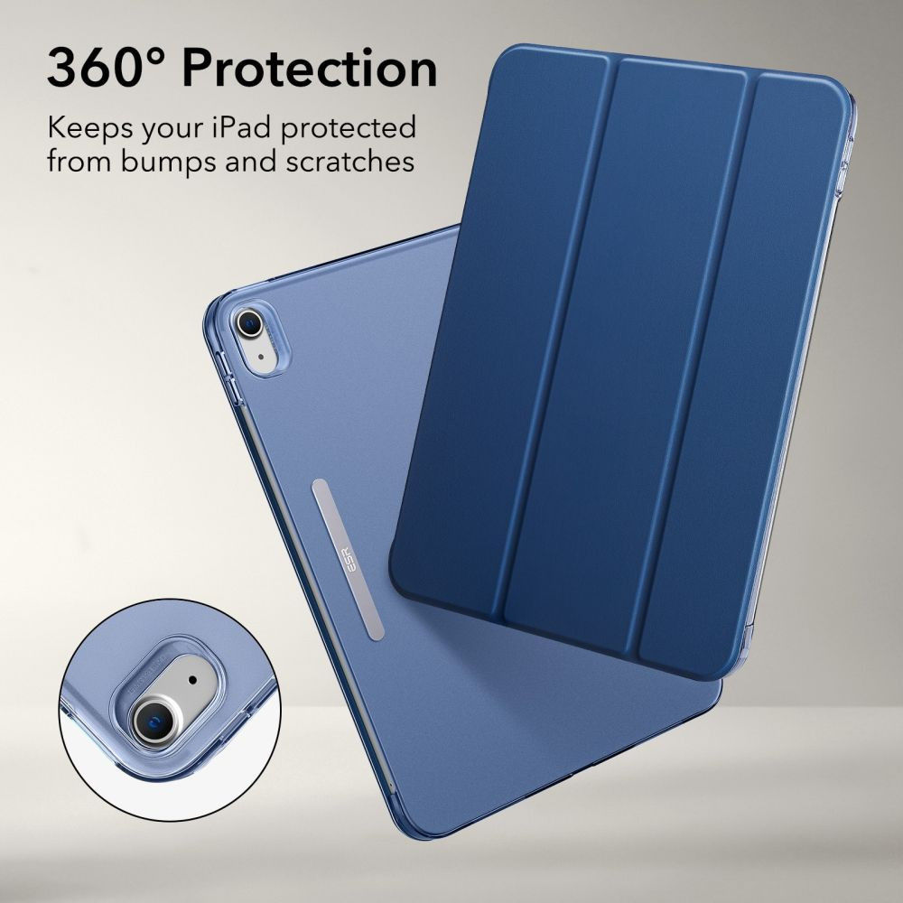 ESR Ascend Apple iPad 10.9 (2022) Hoes Tri-Fold Book Case Blauw afbeelding 2