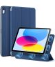 ESR Rebound Magnetic iPad 10.9 2022 Hoes Tri-Fold Book Case Blauw