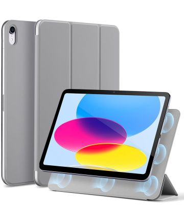 ESR Rebound Magnetic iPad 10.9 2022 Hoes Tri-Fold Book Case Grijs Hoesjes