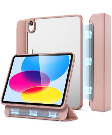 ESR Ascend Hybrid Apple iPad 10.9 (2022) Hoes Tri-Fold Roze Goud Hoesjes