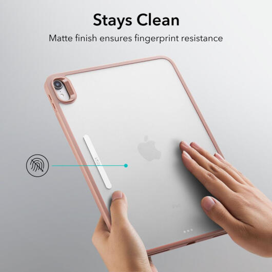 ESR Ascend Hybrid Apple iPad 11 (2025) / 10.9 (2022) Hoes Tri-Fold Roze Goud afbeelding 9
