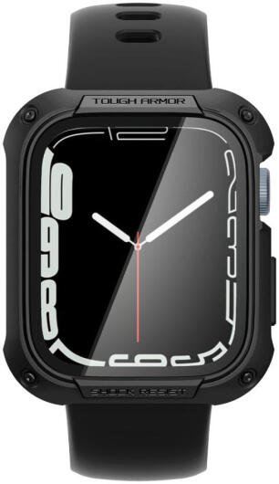 Spigen Tough Armor Pro - Apple Watch 7/8/9 45MM Case - Full Protect - Zwart afbeelding 12