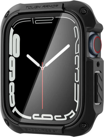 Spigen Tough Armor Pro - Apple Watch 7/8/9 45MM Case - Full Protect - Zwart afbeelding 10
